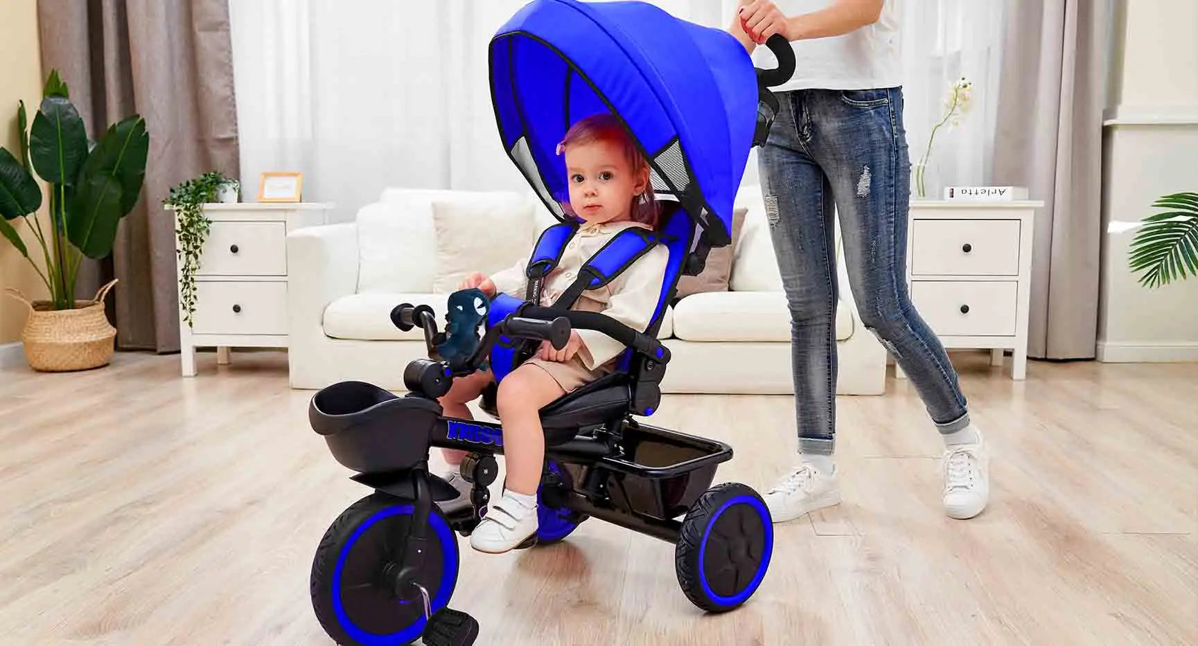 Canada Top Stroller Trike: The All in One Blue