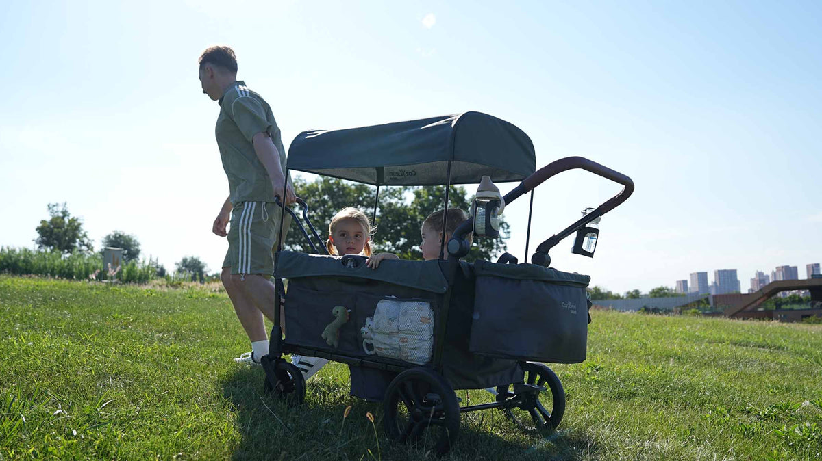 Wagon vs Stroller:
How to Choose the Right Ride for Your Family