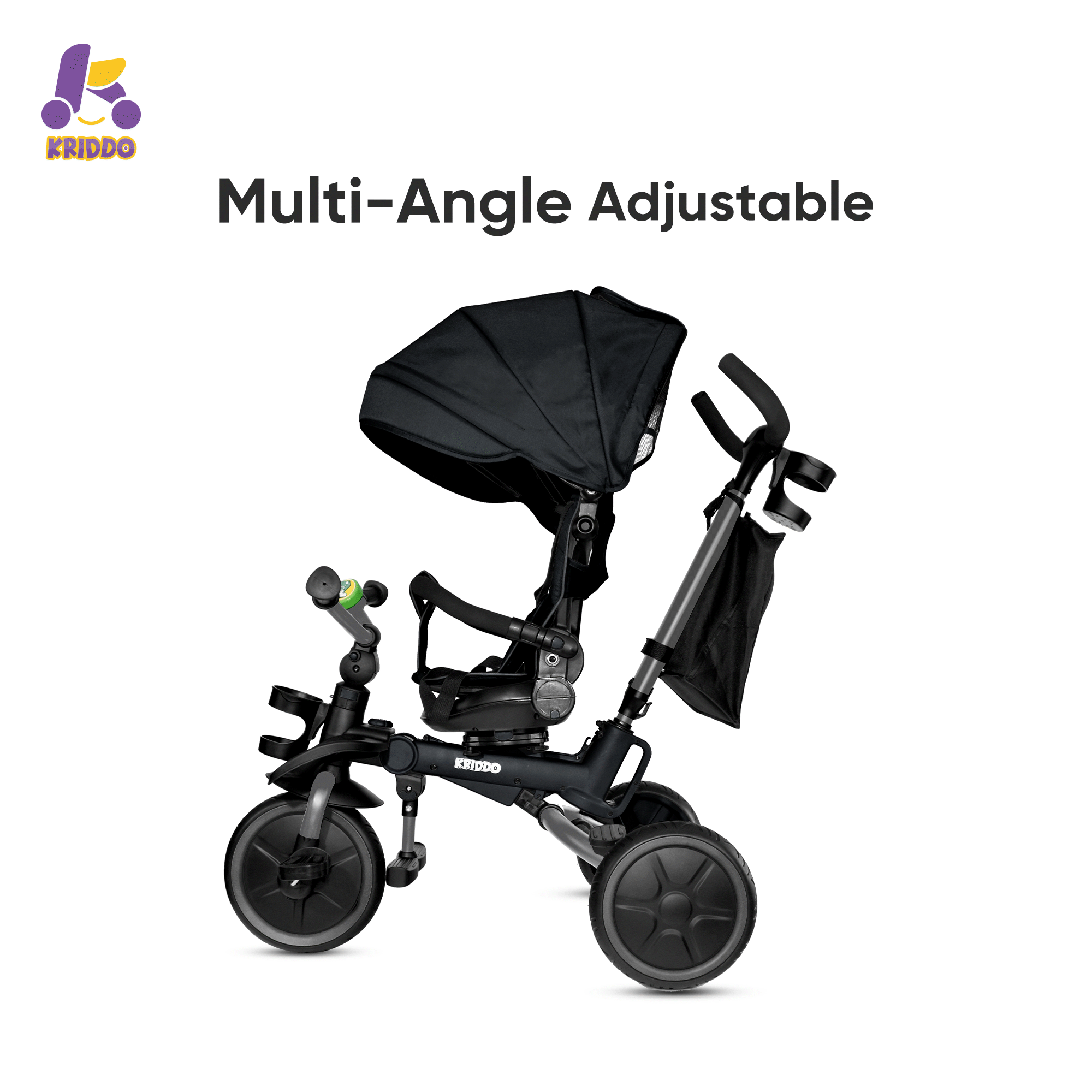 multi angle adjustable trike stroller