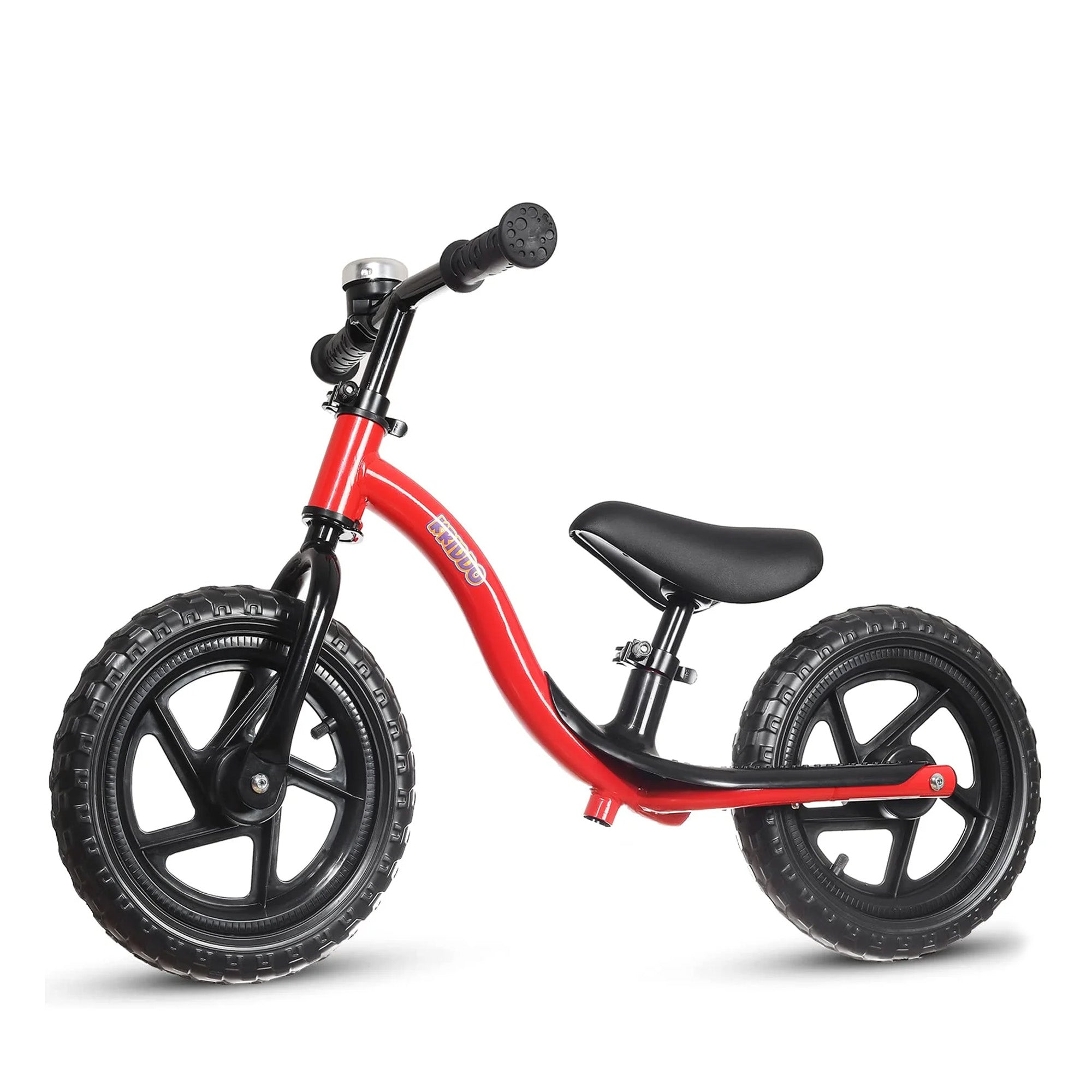 KRIDDO Red Balance Bike with Bell for 2 to 5 Years Old