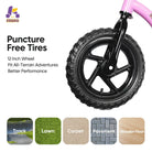 KRIDDO Toddler Balance Bike with Ride On Toys for 2 to 5 Years Old Purple