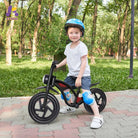 KRIDDO Kids Balance Bike with Headlight and Adjustable Seat for 2 to 5 Years Old Black