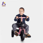 KRIDDO Toddler Training Tricycle With Fixed Wheels for 2 to 5 Years Old Pink