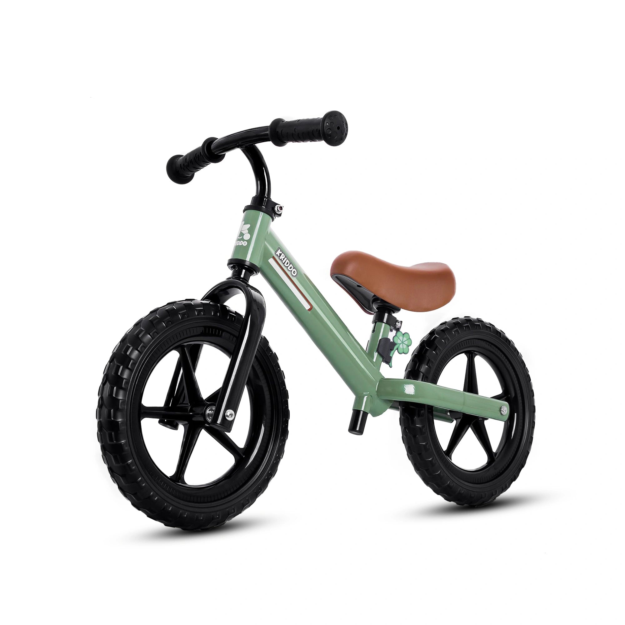 KRIDDO Toddler Balance Bike With Dual Bearing Wheels For 2 to 5 Years Old Green