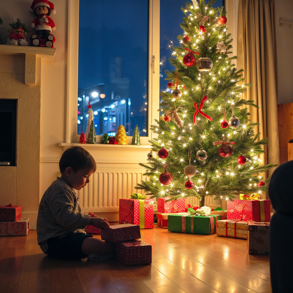 From the Tree to the Ride: Watch Their Christmas Joy Come Alive