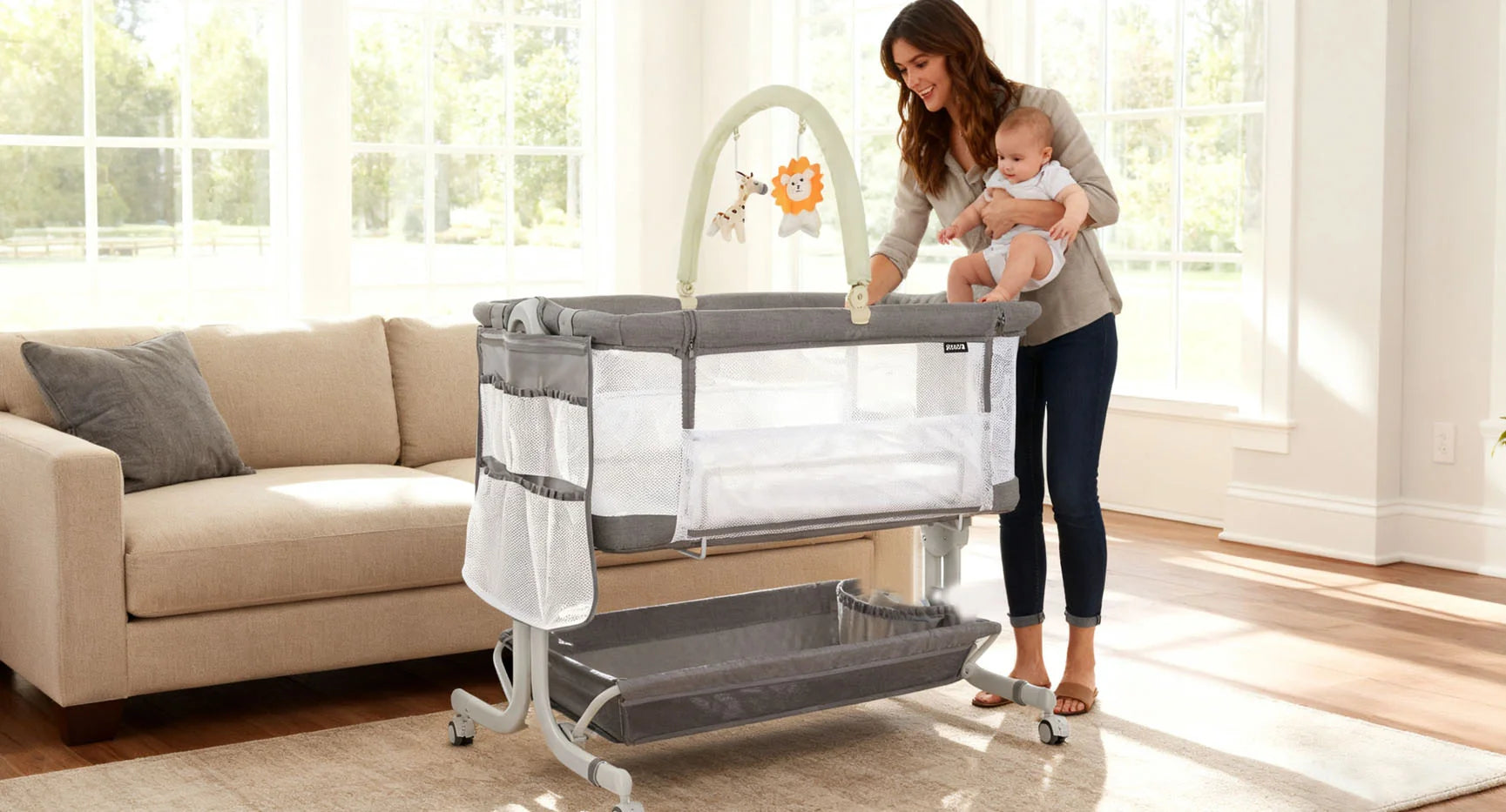 How Long Can Baby Stay in Bedside Crib?