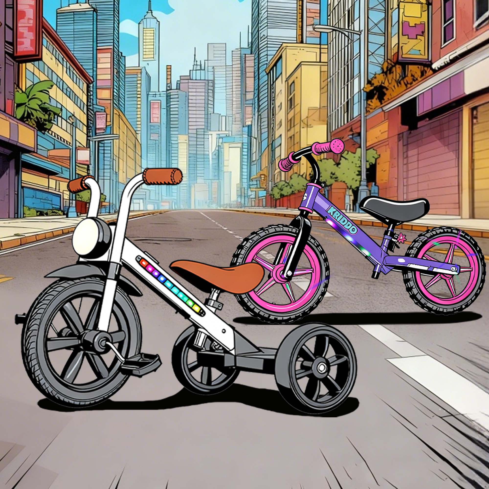 Glow Series —— Light-Up Balance Bike & Trike