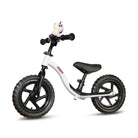 KRIDDO White Toy Balance Bike with Unicorn Toy for 2 to 5 Years Old