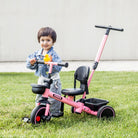 KRIDDO 2-in-1 Convertible Kids Trike with Handle
