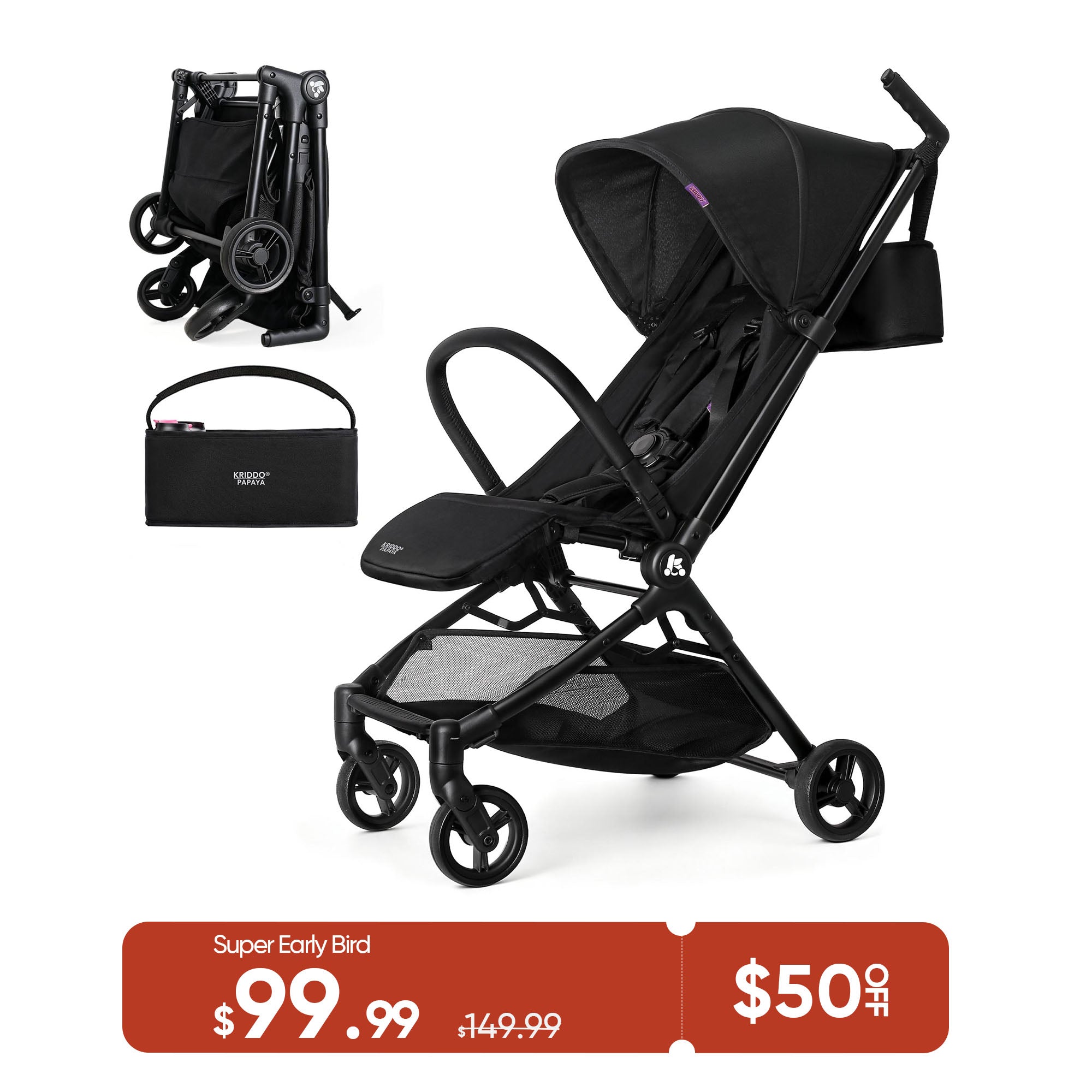 Launch Offer: Save $50 | PAPAYA Baby Stroller