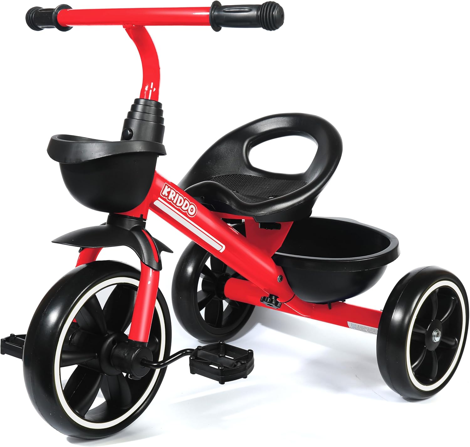 Kriddo Kids Tricycle for 2 to 5 Years Old Red