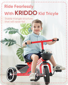 Kriddo Kids Tricycle for 2 to 5 Years Old Red