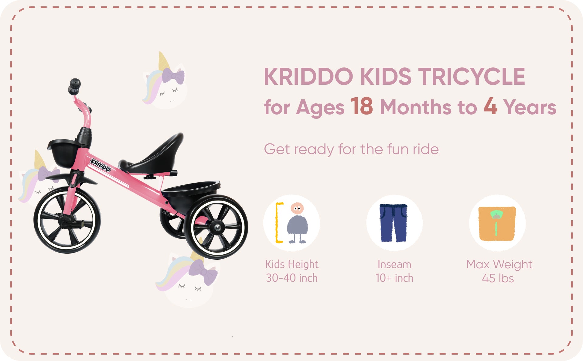 Tricycle for deals 4 year old