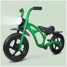 Kriddo Toddler Balance Bike with Headlight and Adjustable Seat for 2 to 5 Years Old Green