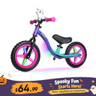 KRIDDO Glowing Balance Bike with Flashing Wheels for 2 to 5 Years Old