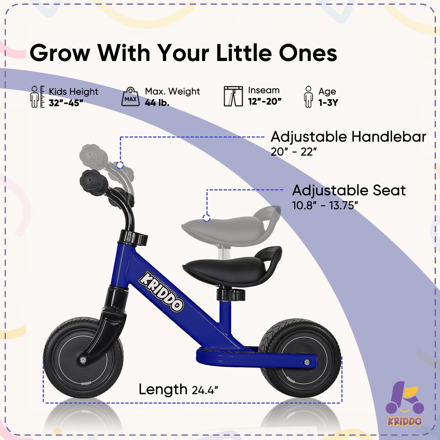 Blue bike for 3 year old online