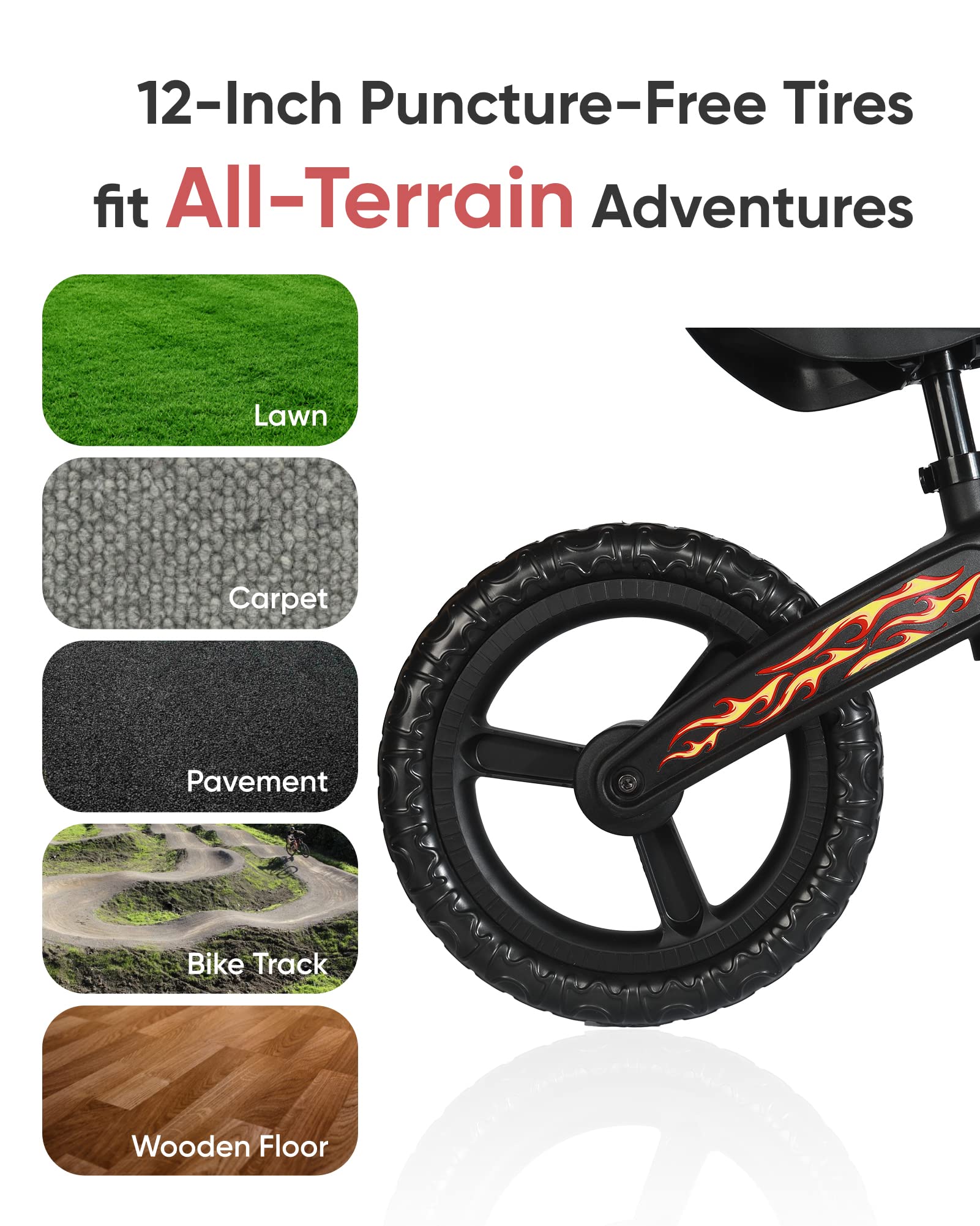 Balance bike with air tires shop