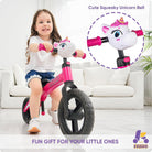 KRIDDO Pink Toddler Balance Bike for 18 Months to 5 Years Old Dual
