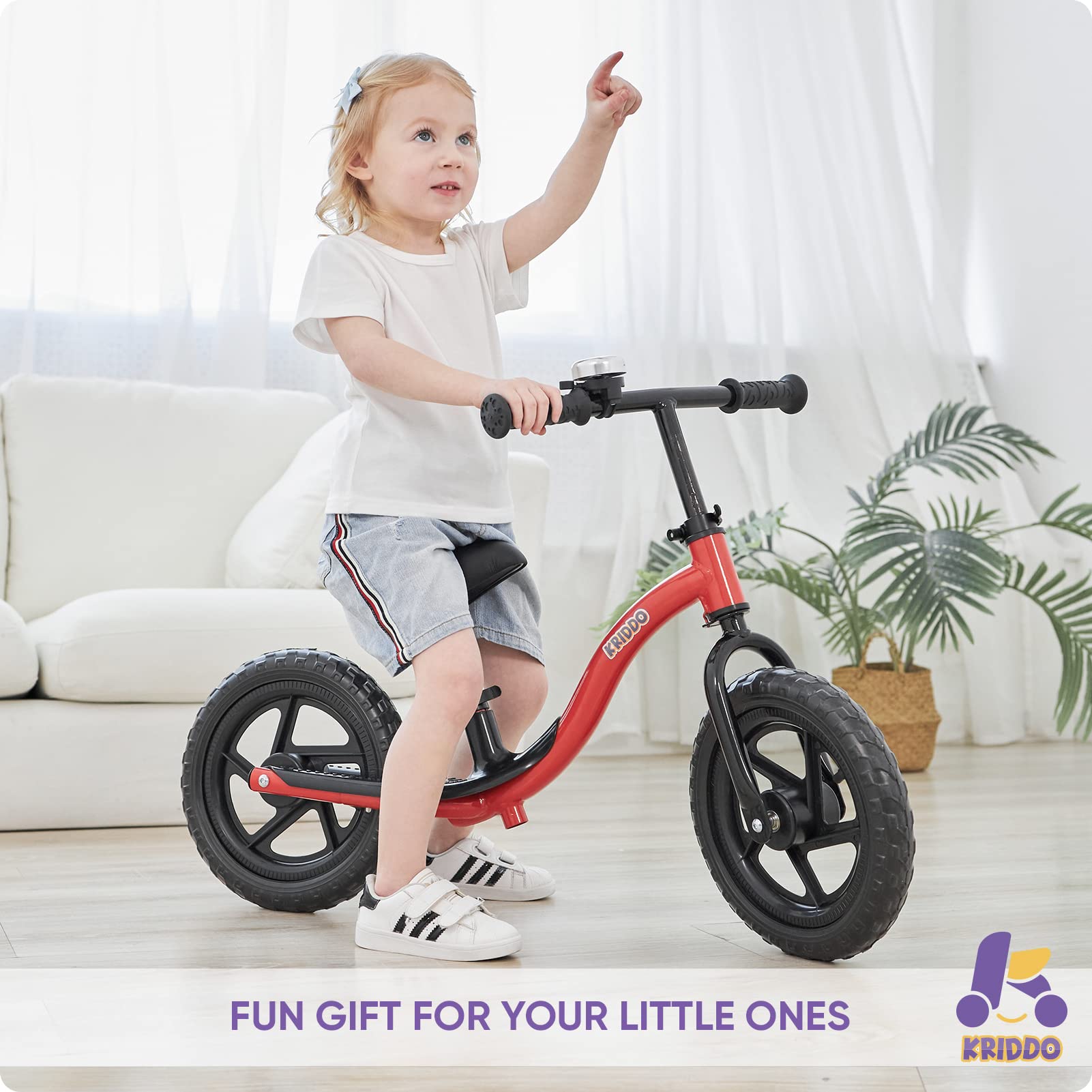 Red balance bike store