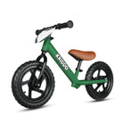KRIDDO Toddler 12 Inch Balance Bike with Customizable Plate for Ages 2 to 5 Years Green