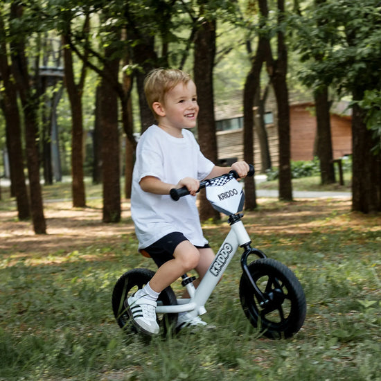KRIDDO Classic Toddler Balance Bike with Customizable Plate for Ages 2 to 5 Years