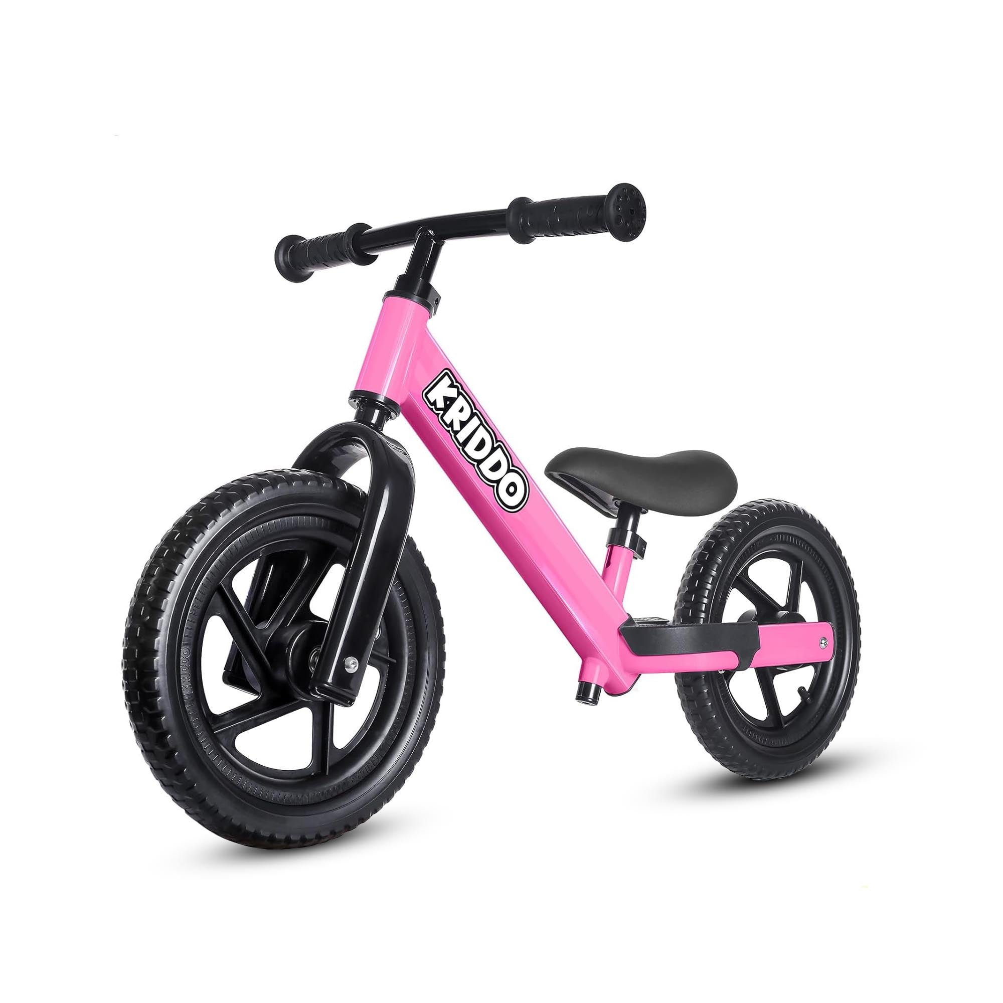 KRIDDO Toddler Beginner Bike for 2 to 5 Years Old with DIY Colorful Stickers
Pink