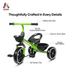 KRIDDO Kids Tricycle Easy-Assembly for 2 to 5 Years Old Green