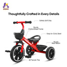 KRIDDO Kids Tricycle Easy-Assembly for 2 to 5 Years Old Red