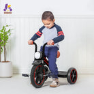 KRIDDO Kids Tricycle with Headlight and Pedals for 2 to 5 Years Old Black