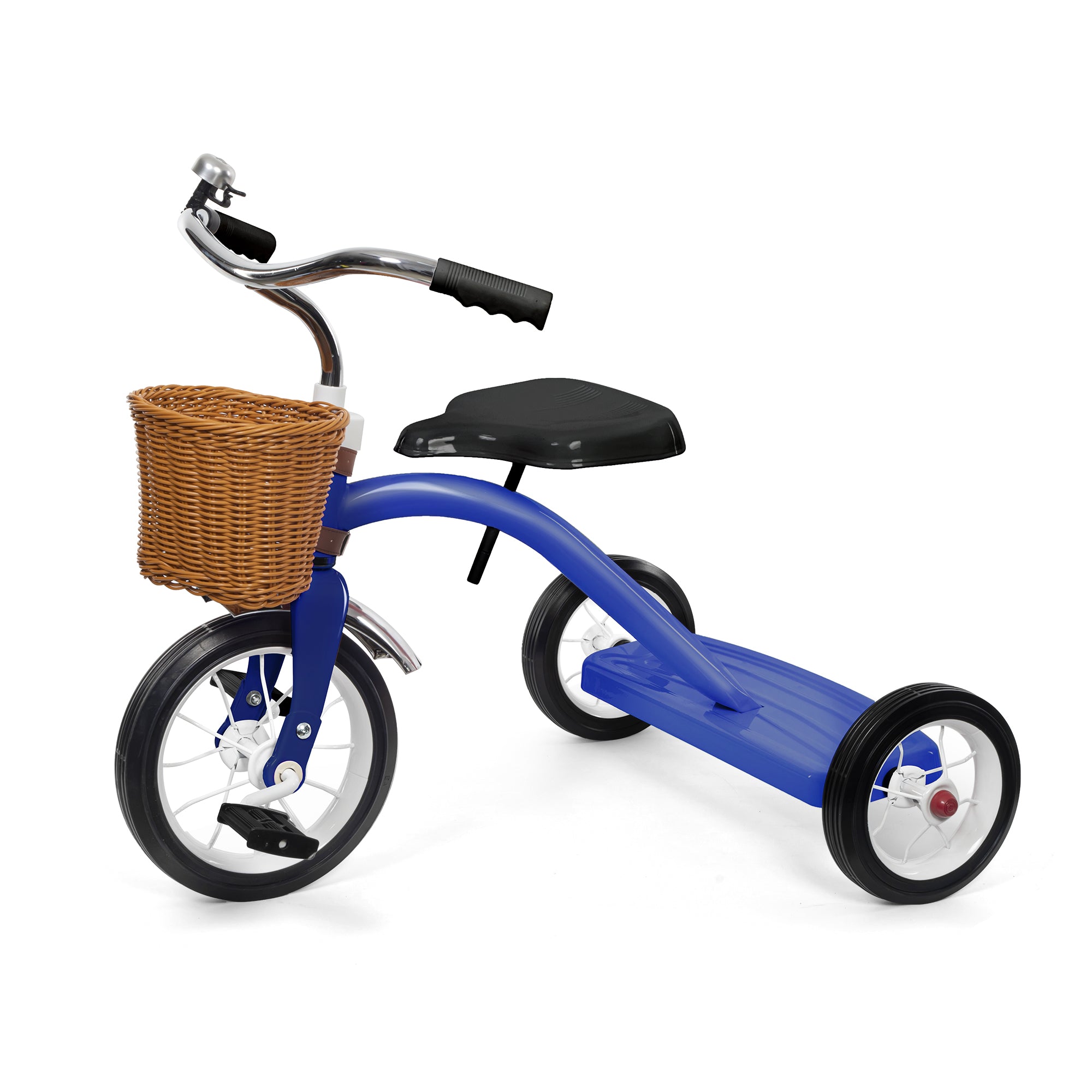 Tricycle en métal tout Terrain pour enfant, chariot en bois à lamelles, plateau Tricycle en métal tout Terrain pour enfant, chariot en bois à lamelles, plateau