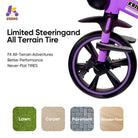 KRIDDO 2-in-1 Toddler Push Tricycle with Handle for 18 Months to 5 Years Old Purple
