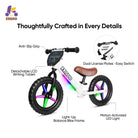 Kriddo light up balance bike with features