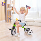 KRIDDO Baby Tricycle Foldable with Storage Basket for 18 Months to 3 Years
Green