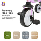 KRIDDO Baby Tricycle Foldable with Storage Basket for 18 Months to 3 Years
Purple