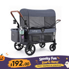 KRIDDO Kids 2 Seater Wagon Stroller for 12 Months and Up
