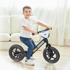 KRIDDO Toddler Beginner Bike for 2 to 5 Years Old with DIY Colorful Stickers Black