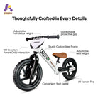 KRIDDO Toddler Beginner Bike for 2 to 5 Years Old with DIY Colorful Stickers White