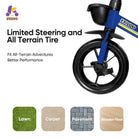 KRIDDO Tricycle with steering aid and all-terrain tire