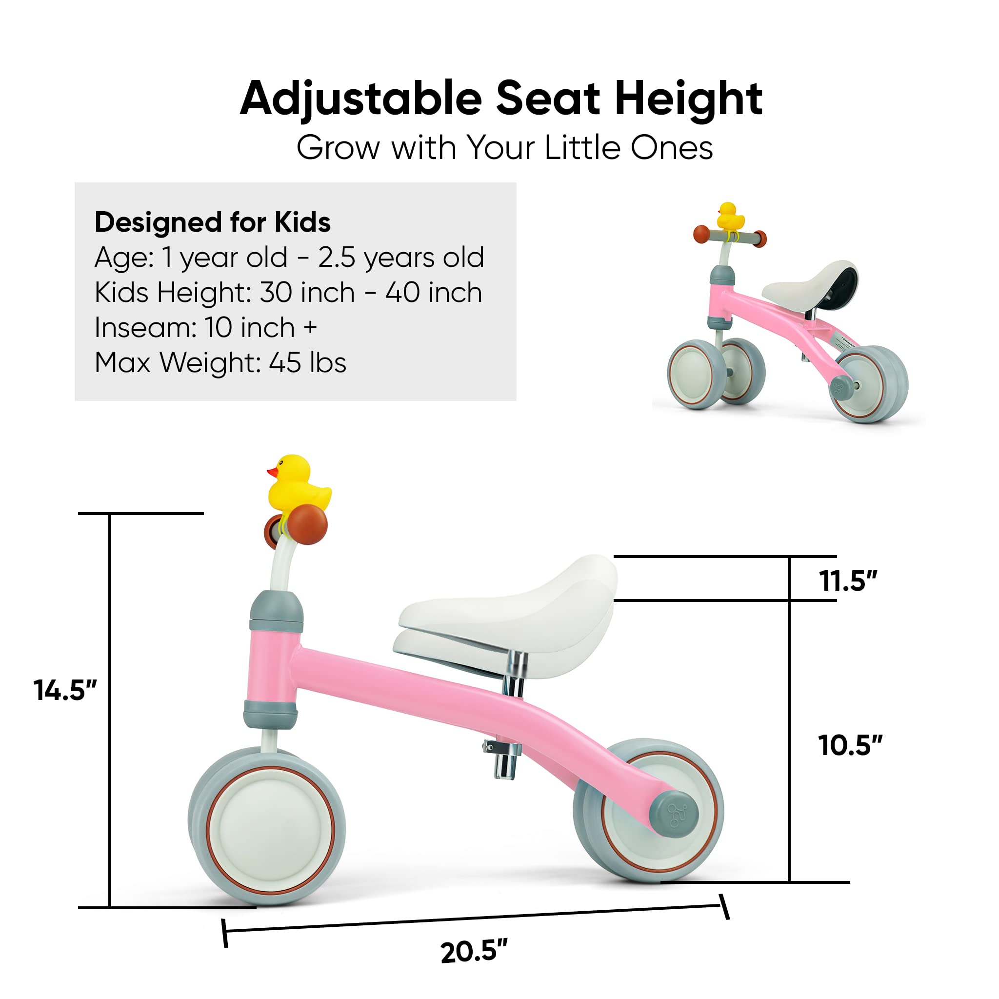 Bike height for 3 best sale year old