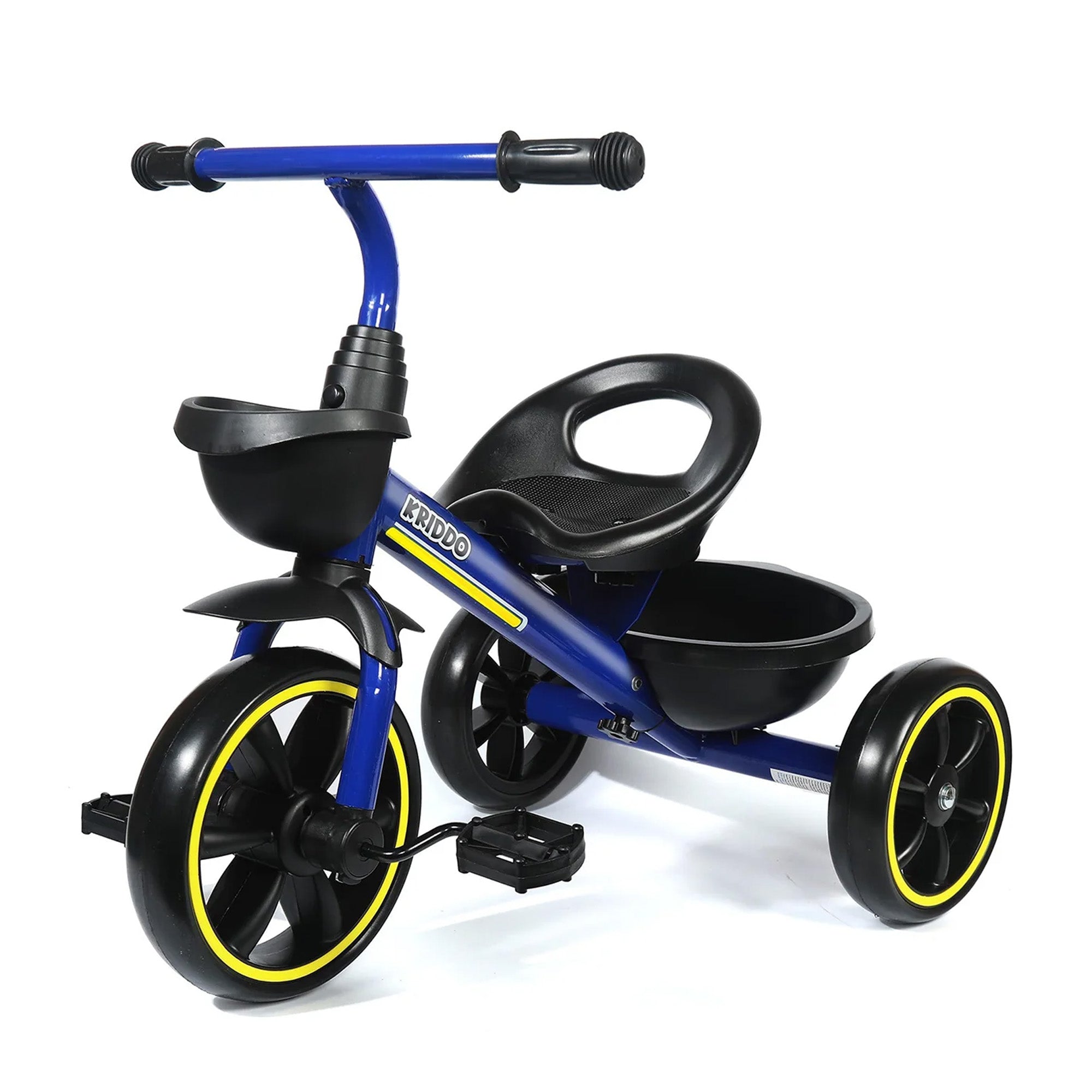 KRIDDO Kids Tricycle for 2 to 5 Years Old Blue