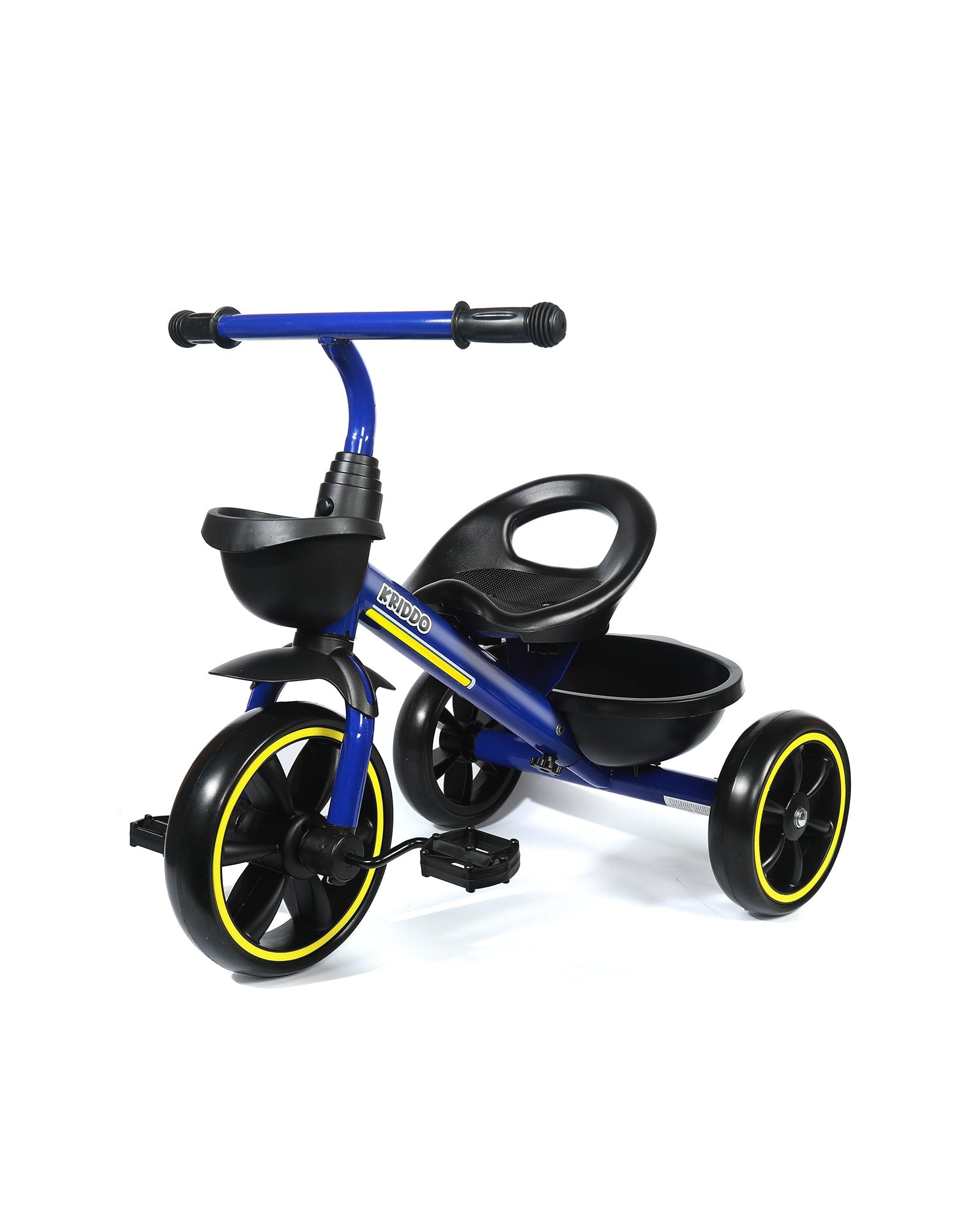 KRIDDO Kids Tricycles for 2- 5 Years, Gift Toddler Tricycles for 2-5 Year Olds, Easy Assembly, Blue