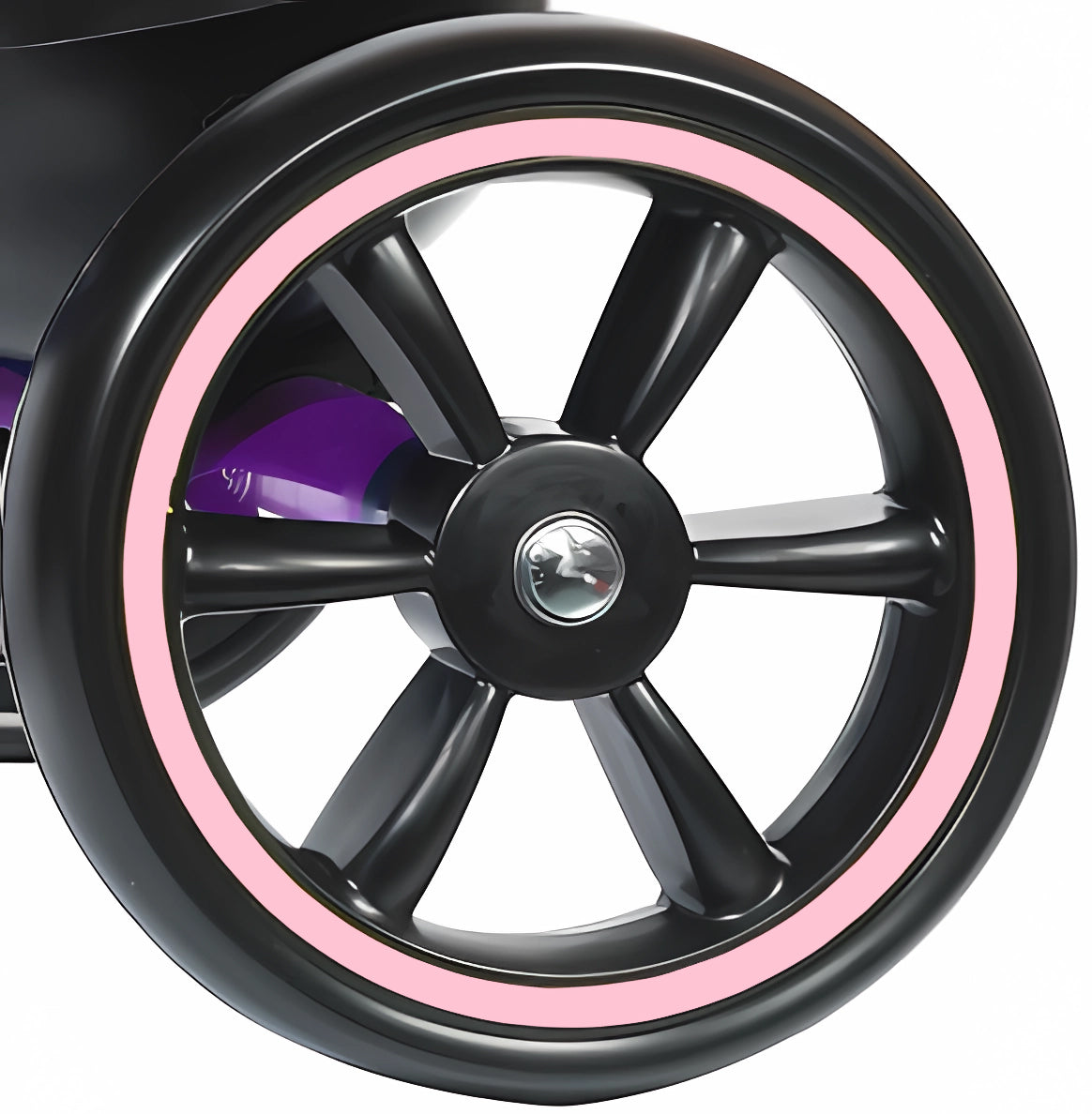 KRIDDO TC003 Replacement Wheel - Rear, Pink