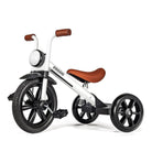 KRIDDO Kids Tricycle with Headlight and Removable Pedals for 2 to 5 Years Old White