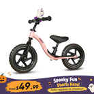 KRIDDO Pink Toy Balance Bike with Unicorn Toy for 2 to 5 Years Old