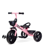 Kriddo Kids Tricycle with Fixed Training Wheels for 2 to 4 Years Old Pink