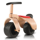 KRIDDO Baby Vintage Balance Bike Wood Frame for 1 To 3 Years Old Red