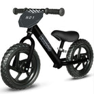 Kriddo Toddler Balance Bike with Customize Plate for 18 Months to 3 Years Old Black