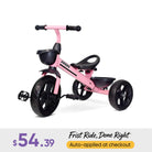 KRIDDO Toddler Training Tricycle With Fixed Wheels for 2 to 5 Years Old